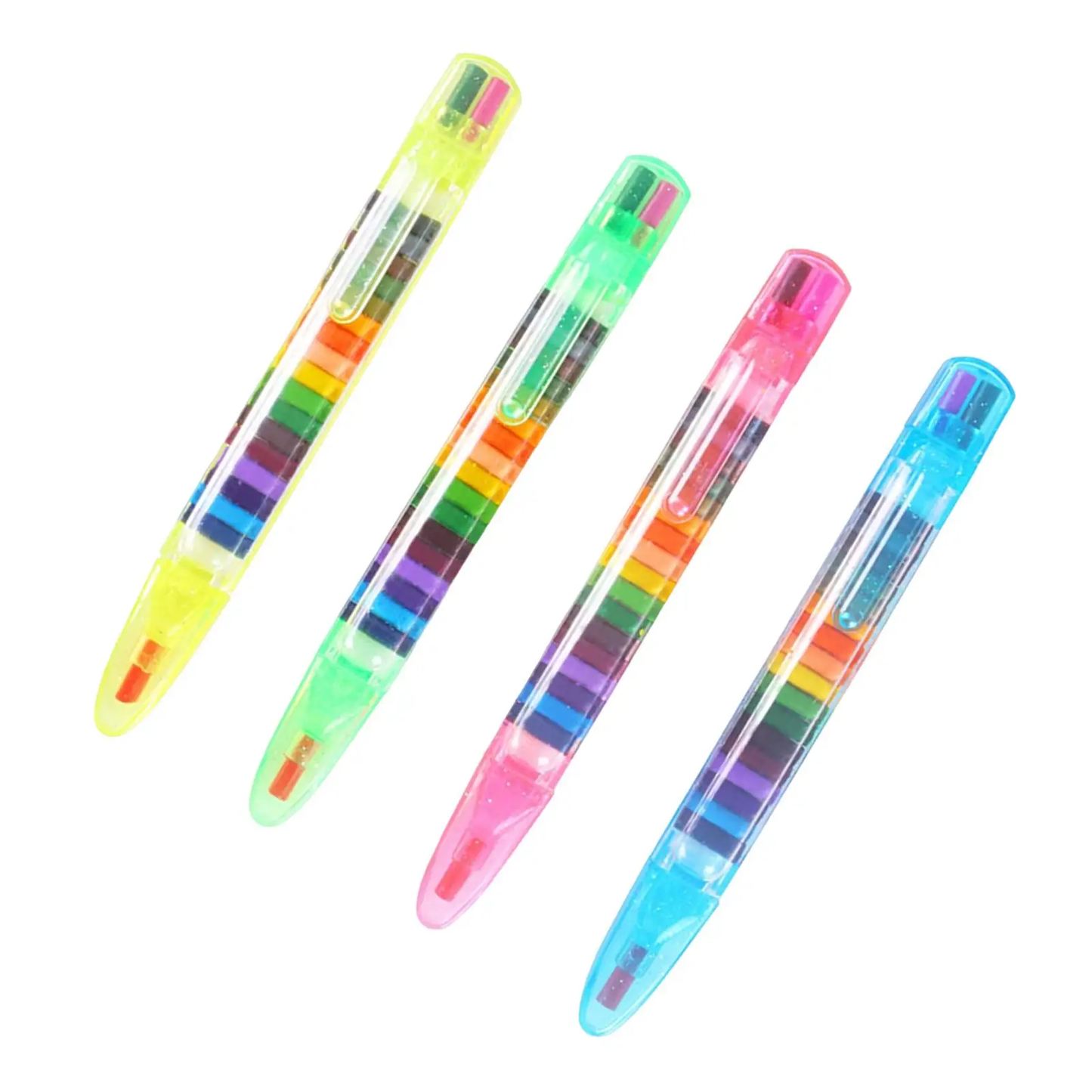 20-in-1 Stacking Crayons Pencil – Fun, Creative, and Colorful - Univelve