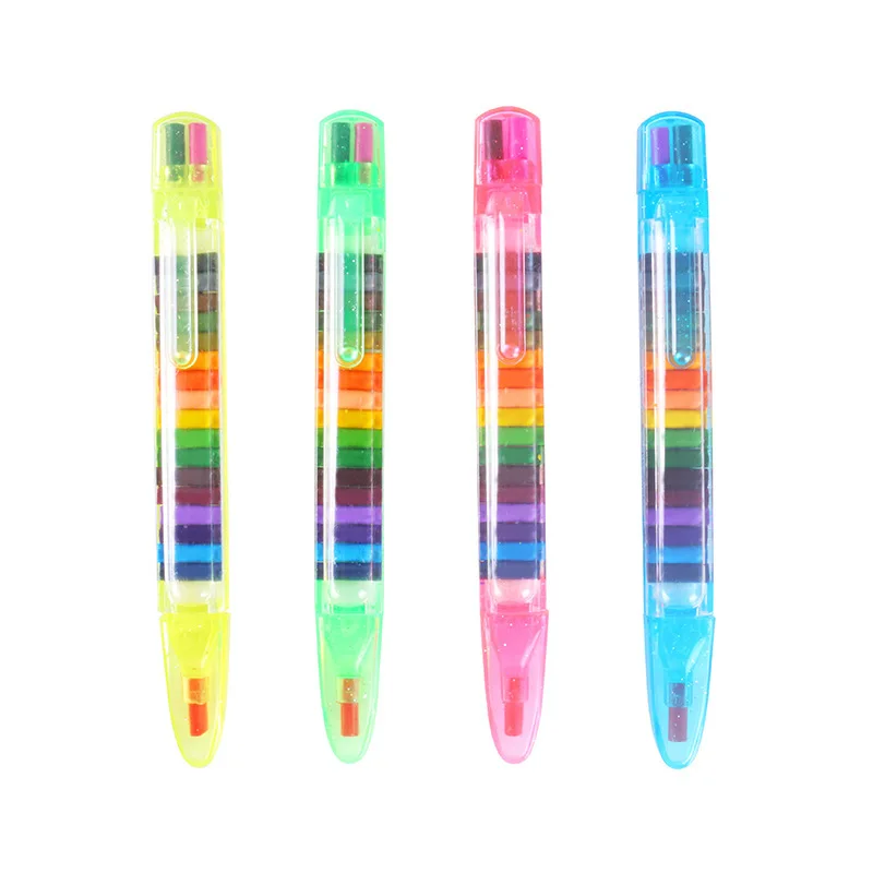 20-in-1 Stacking Crayons Pencil – Fun, Creative, and Colorful - Univelve