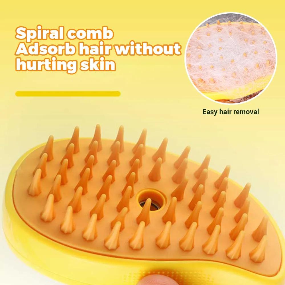 3-in-1 Steamy Pet Grooming Brush