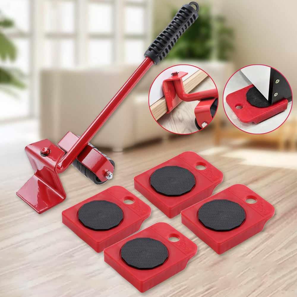 5Pcs Furniture Lifter Set - Heavy Furniture Mover