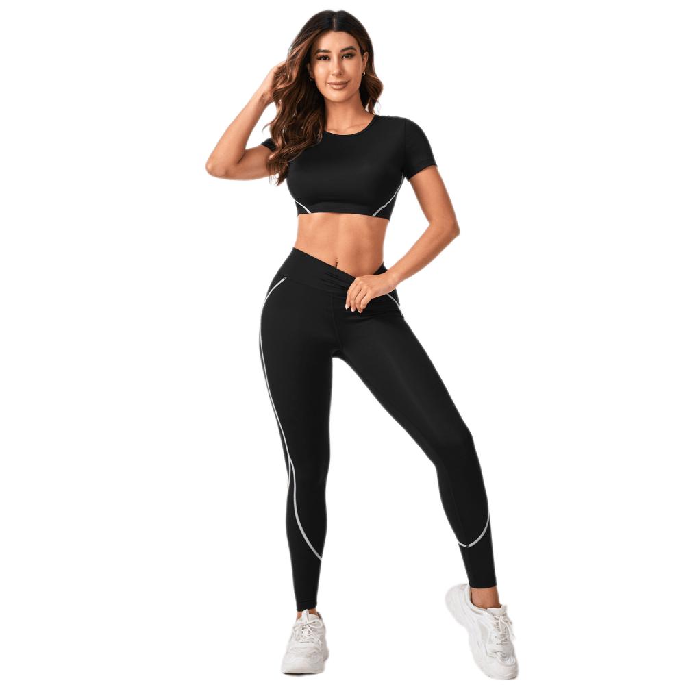 Women's 2-Piece Quick-Dry Sports Set – Elevate Your Workout Style