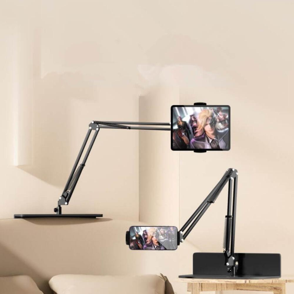 Adjustable Long Arm Metal Phone & Tablet Holder
