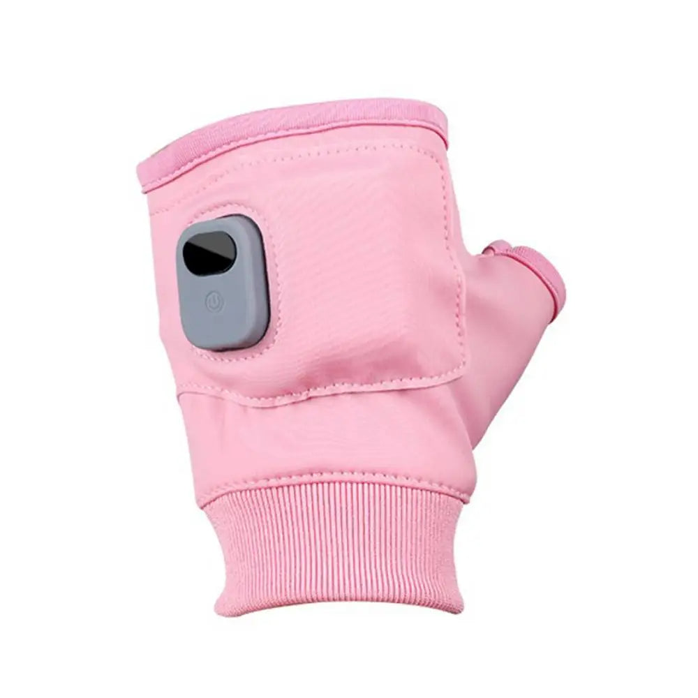 Adjustable USB Heated Fingerless Gloves