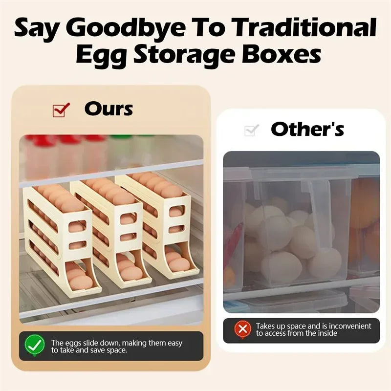 Automatic Rolling Egg Storage Holder