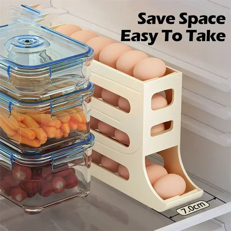 Automatic Rolling Egg Storage Holder
