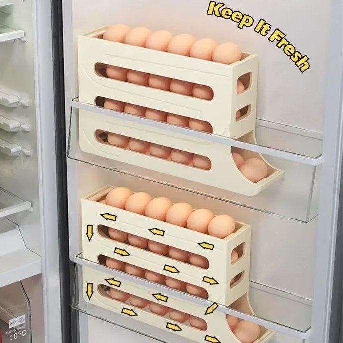 Automatic Rolling Egg Storage Holder