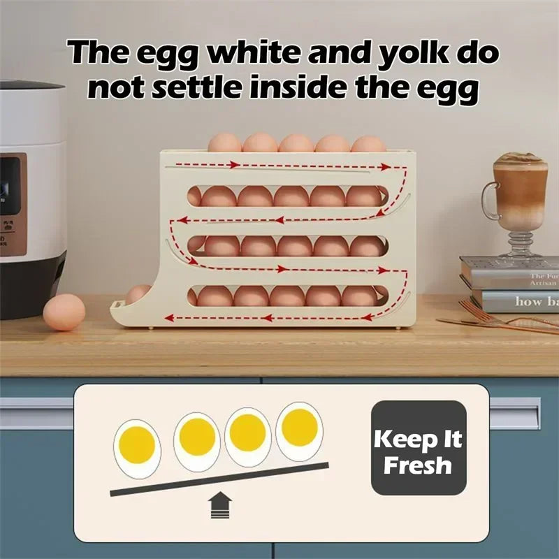 Automatic Rolling Egg Storage Holder