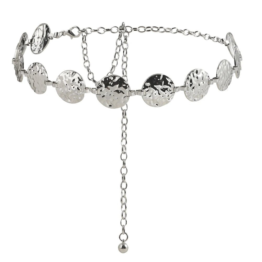 Elegant Metal Chain Belt – Elevate Your Dress with a Touch of Glamour - Univelve