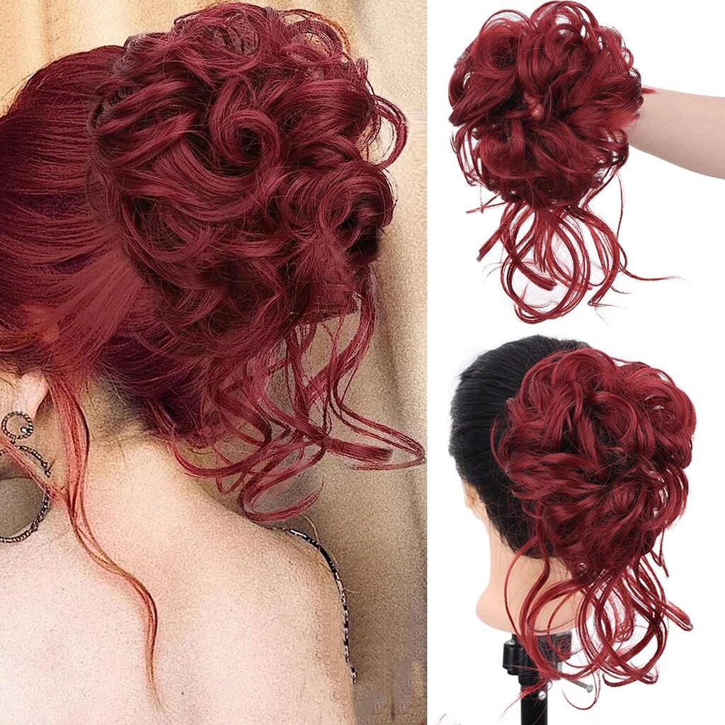 Instant Volume Curly Hair Bun – Effortless Messy Bun Hairpiece - Univelve