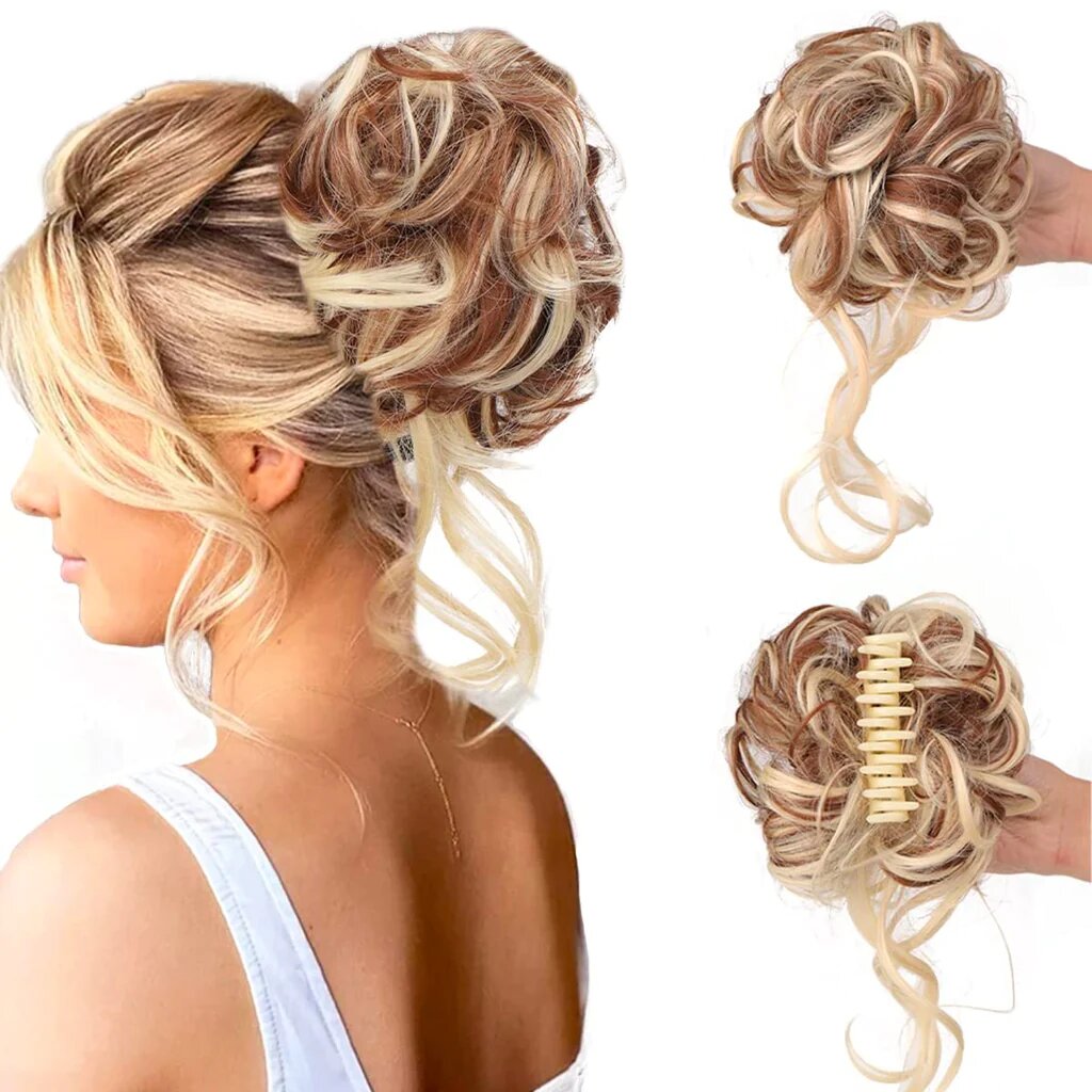 Instant Volume Curly Hair Bun – Effortless Messy Bun Hairpiece - Univelve
