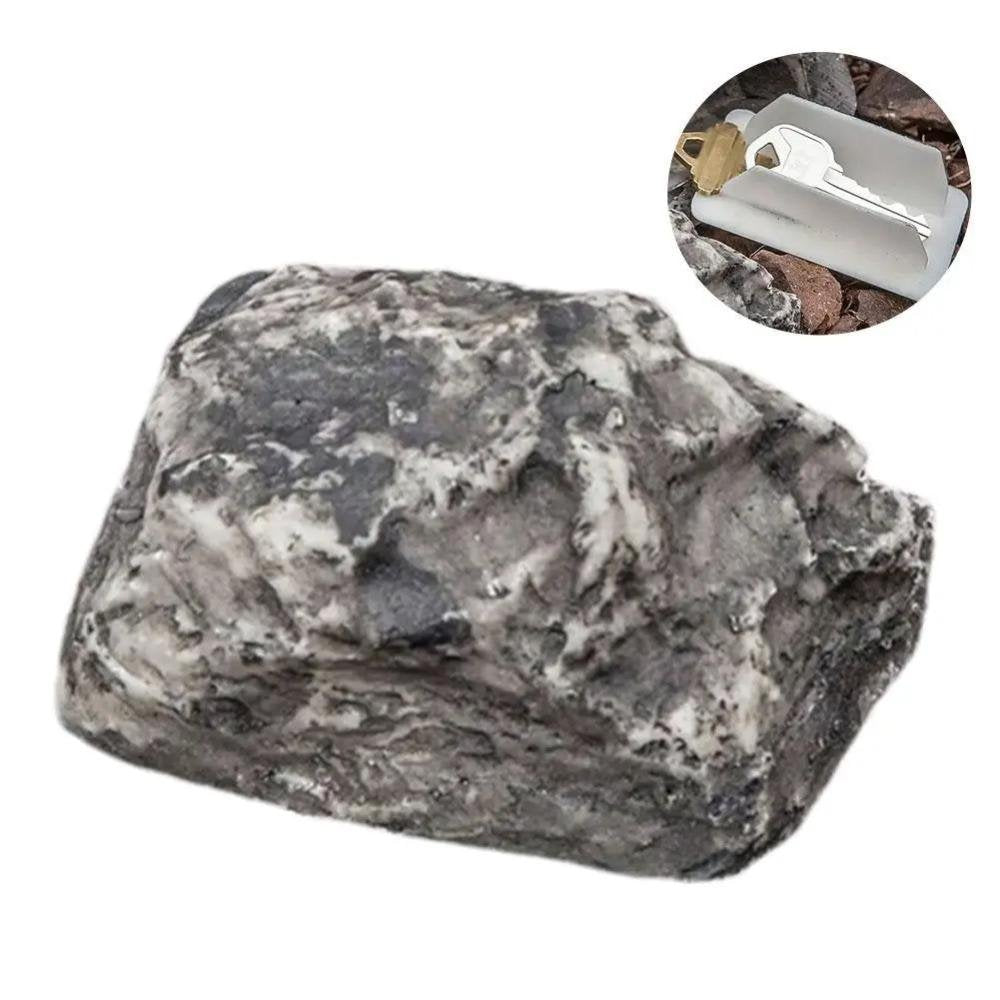 Fake Rock Key Storage Weatherproof Outside Key Hider Stone