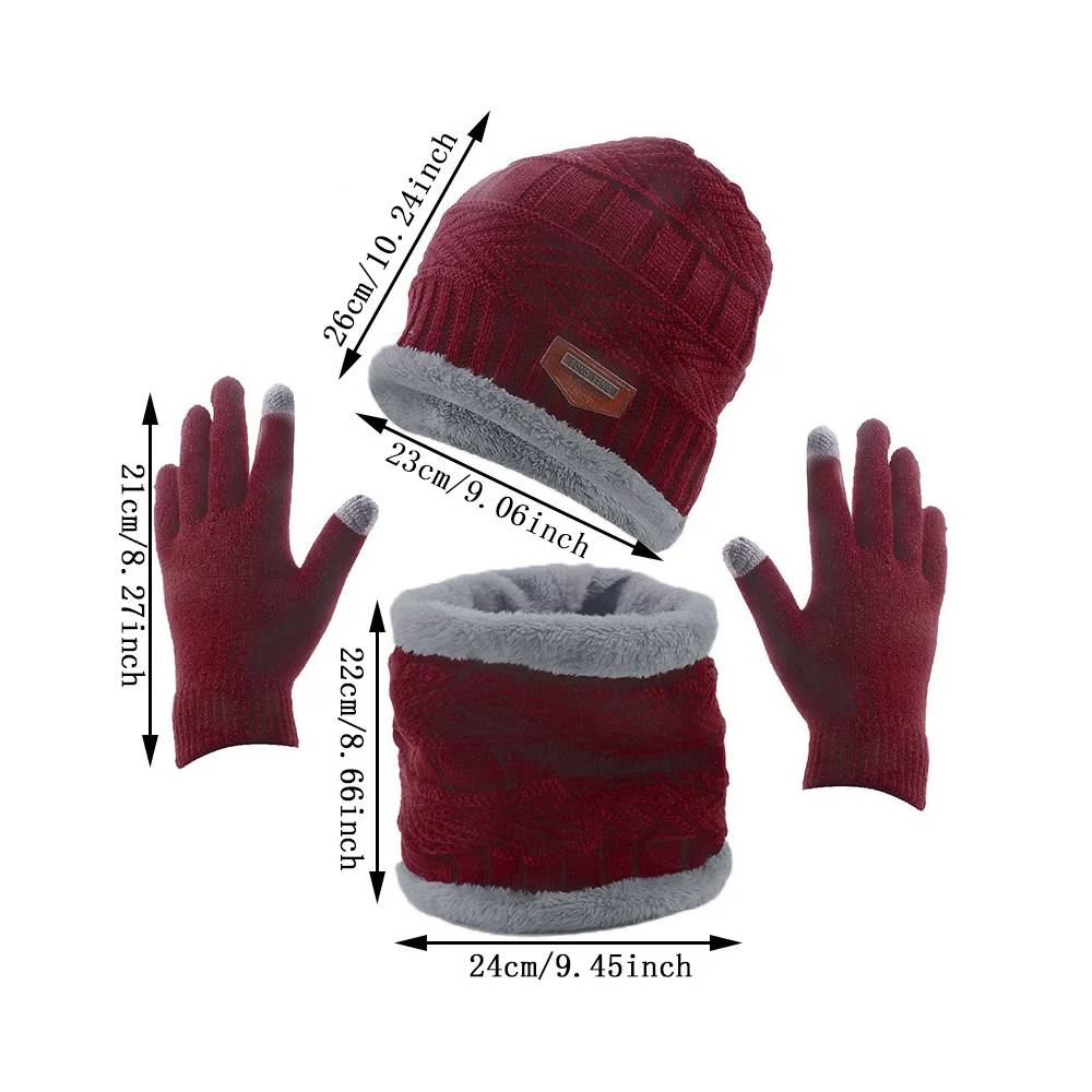 Unisex Winter Hat, Scarf, and Glove Set – Stay Warm in Style - Univelve
