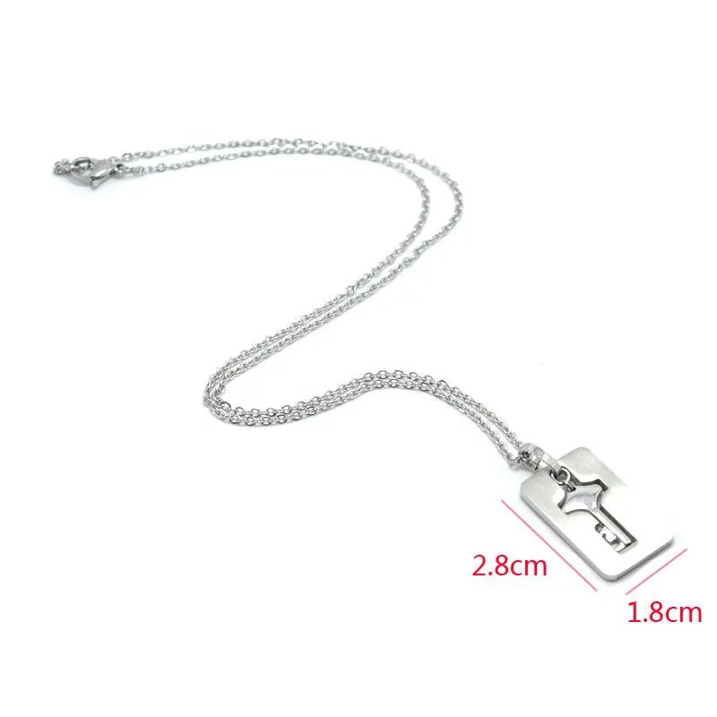 Lover Lock Bracelet & Key Necklace