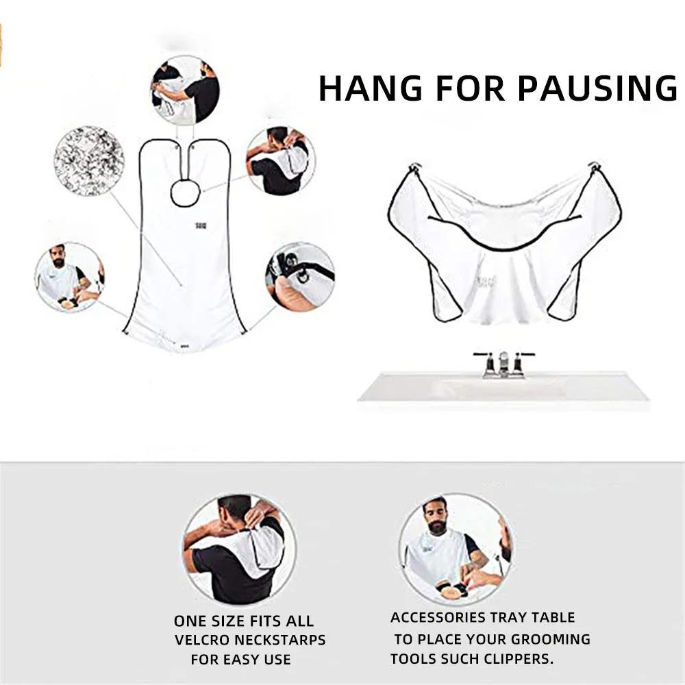 Male Shaving Apron Beard Catcher Cape – Keep Your Bathroom Clean and Tidy