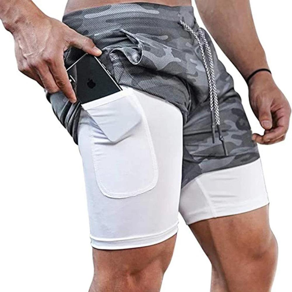 Men's 2-in-1 Workout Running Shorts – Ultimate Performance & Comfort!