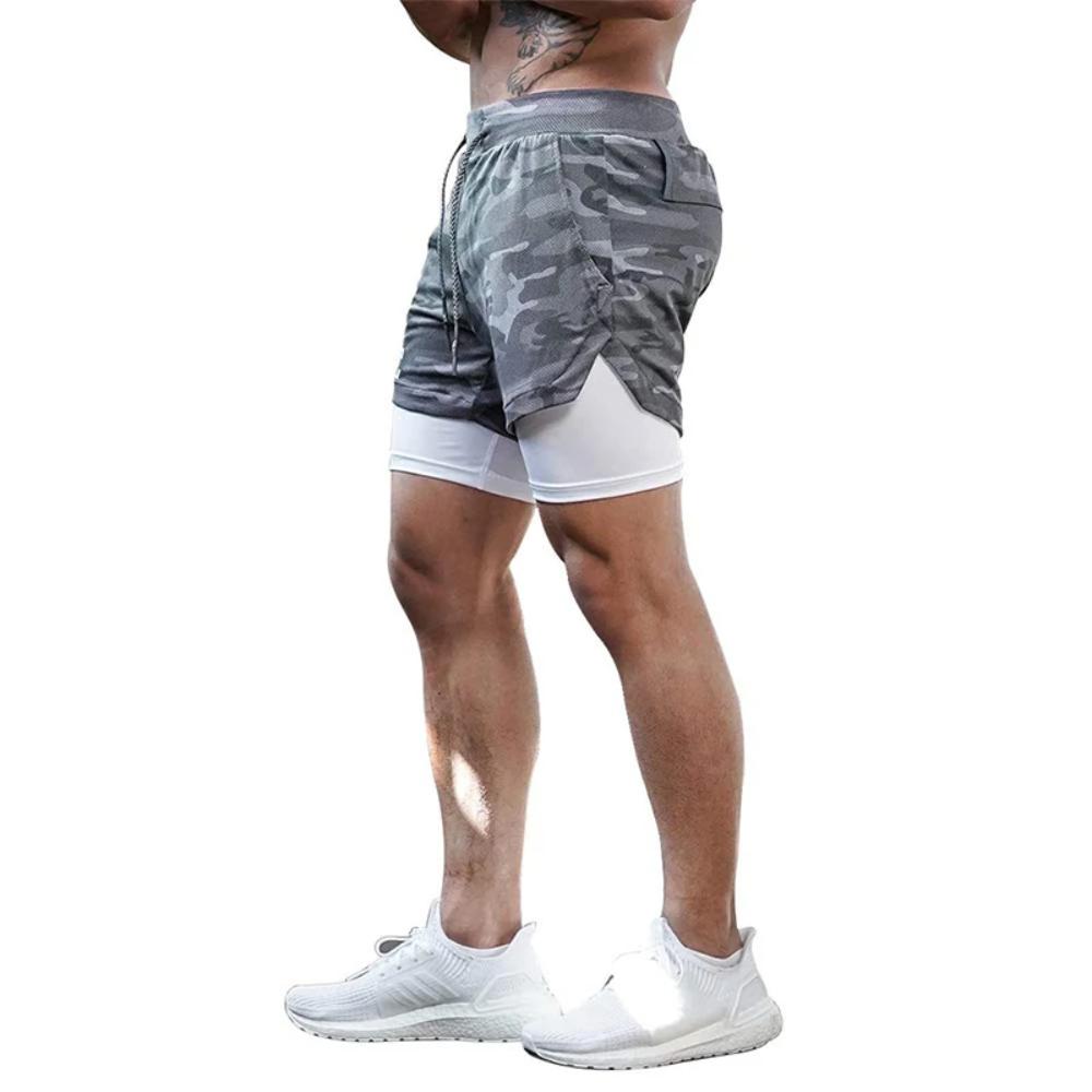 Men's 2-in-1 Workout Running Shorts – Ultimate Performance & Comfort!