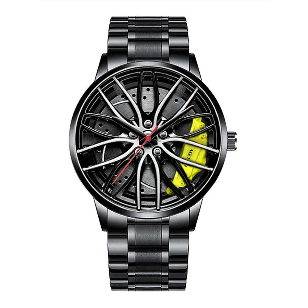 Men’s Sports Car Wheel Design Watch