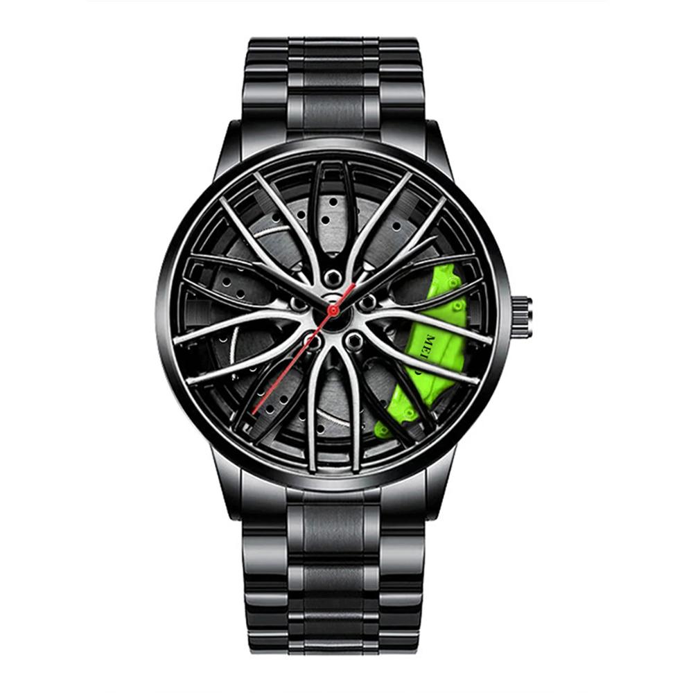 Men’s Sports Car Wheel Design Watch