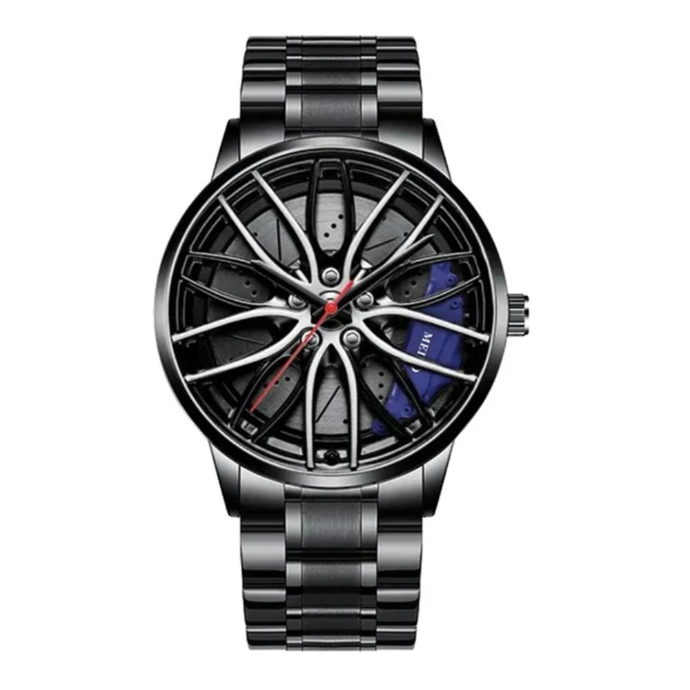 Men’s Sports Car Wheel Design Watch