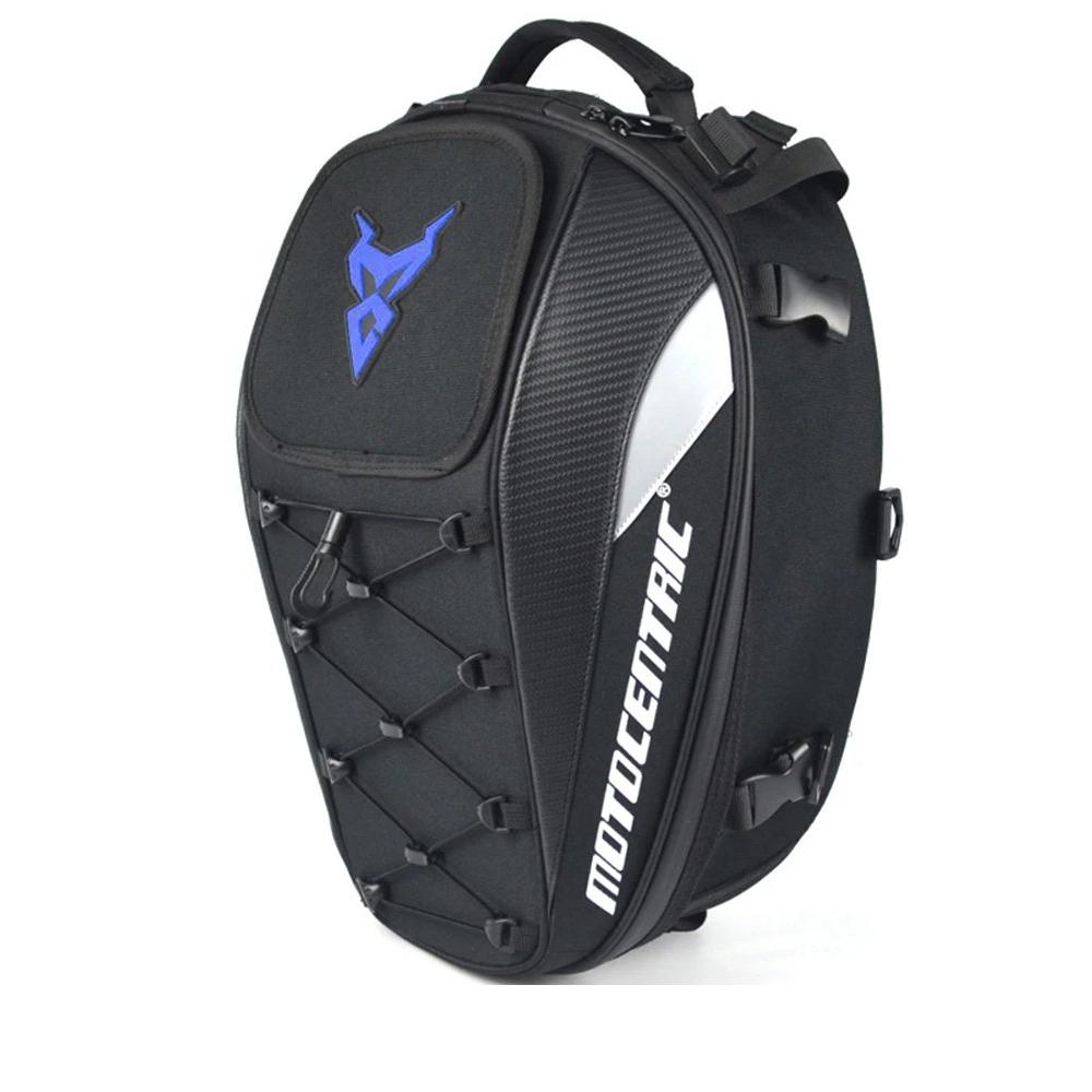 Waterproof Motorcycle Back Seat Bag – Expandable Storage for Every Ride