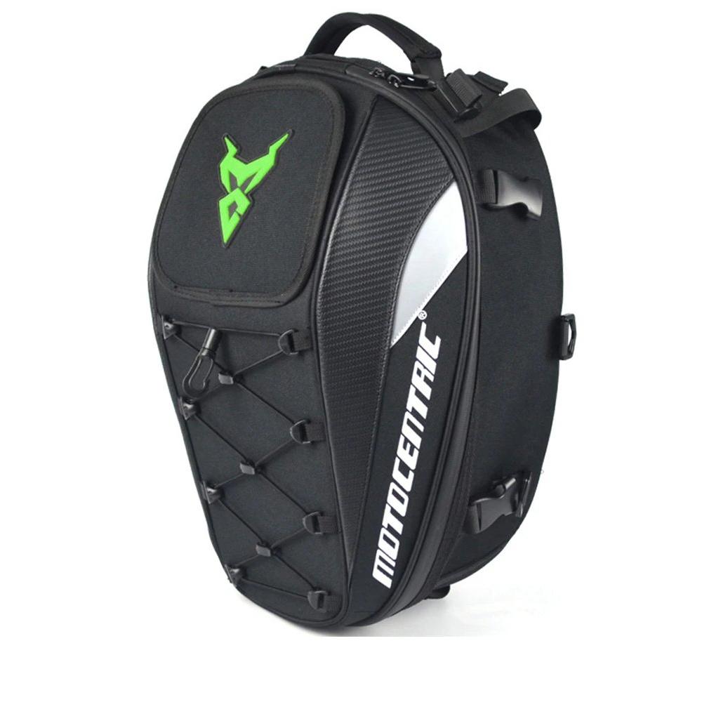 Waterproof Motorcycle Back Seat Bag – Expandable Storage for Every Ride
