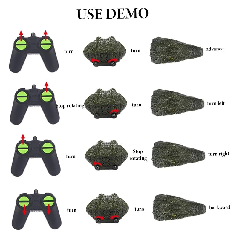 Remote Control Crocodile Head