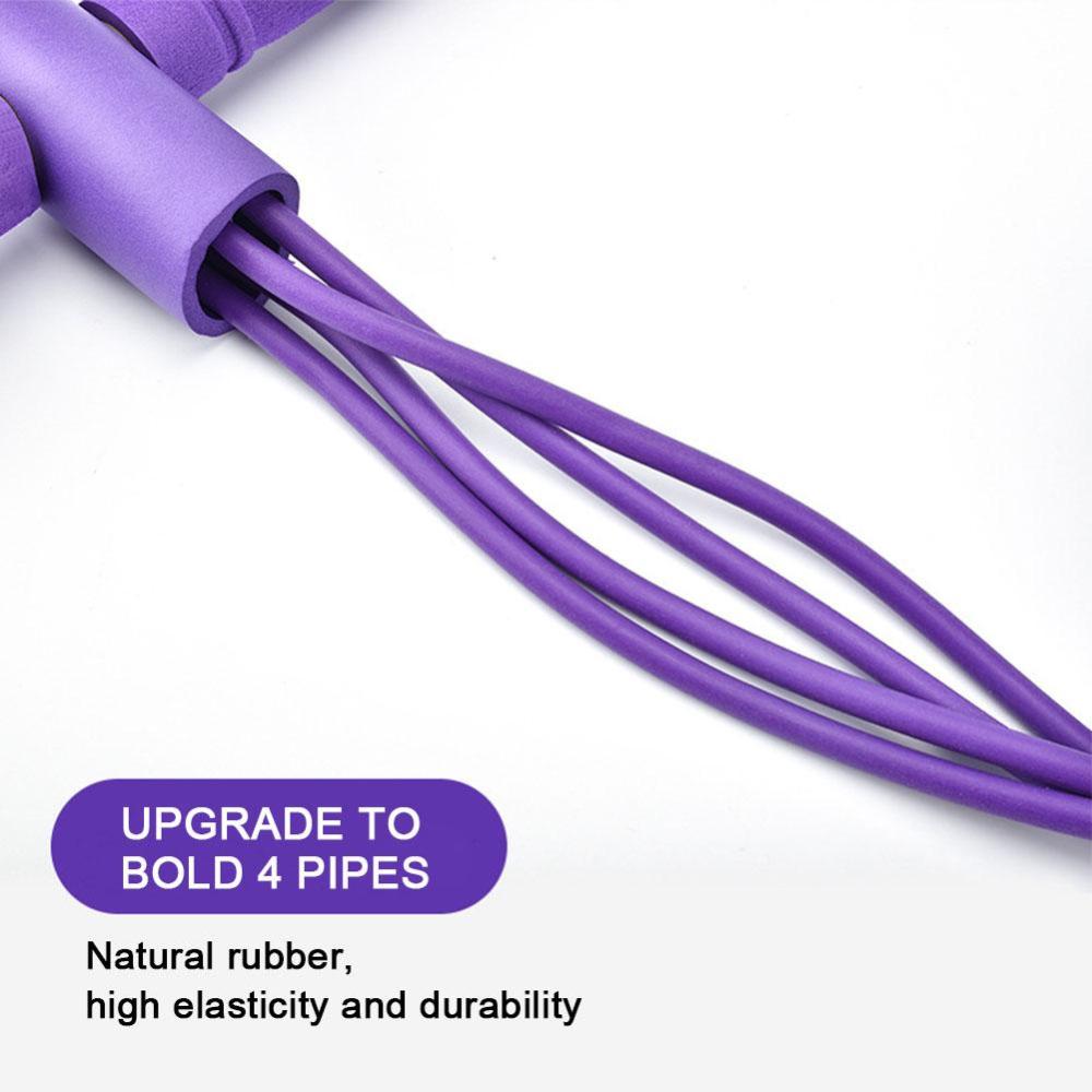 4-Tube Sit-Up Resistance Band – Elevate Your Home Workouts!