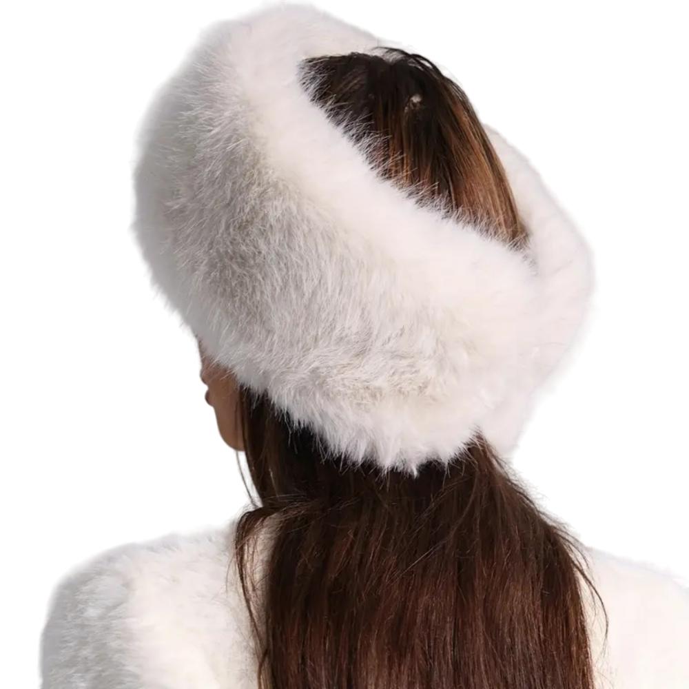 Faux Fur Headband – Elegant Winter Accessory for Women - Univelve