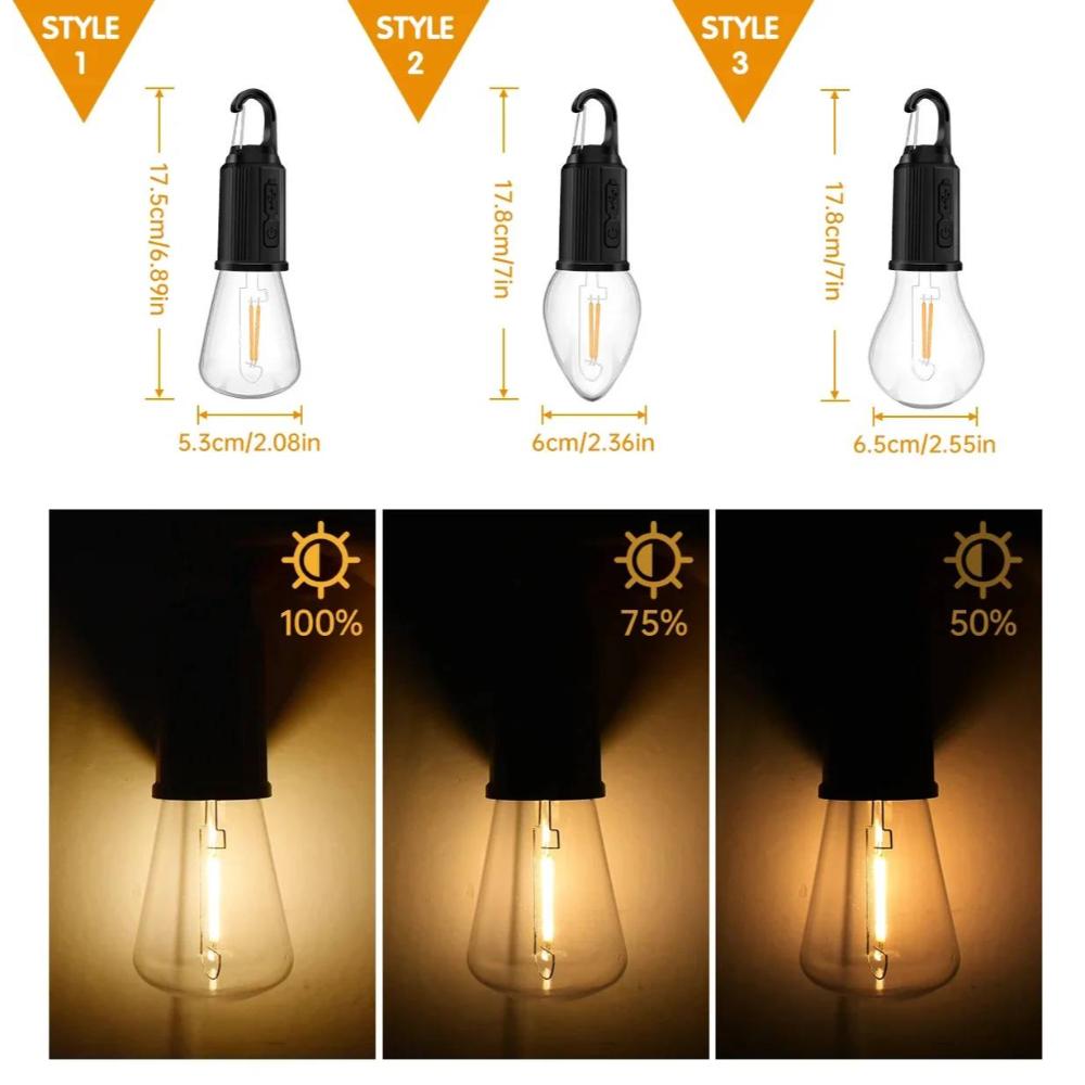 Waterproof Lantern USB Camping Light 3 Lighting mode