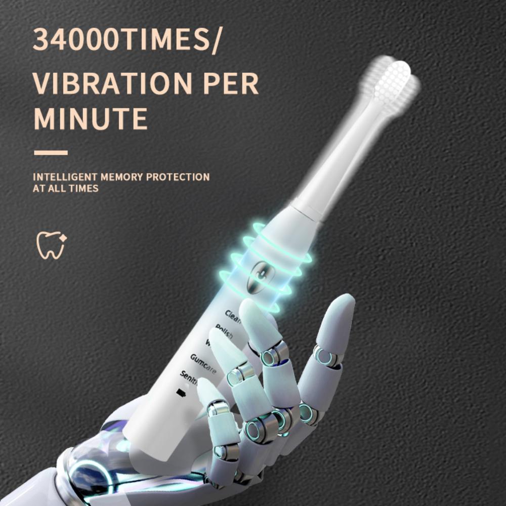 Waterproof Acoustic Electric Toothbrush – Elevate Your Oral Hygiene!