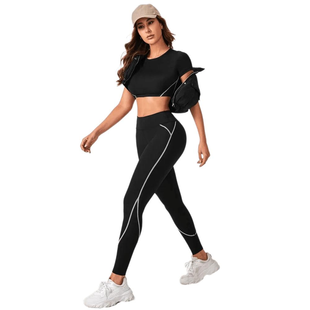 Women's 2-Piece Quick-Dry Sports Set – Elevate Your Workout Style