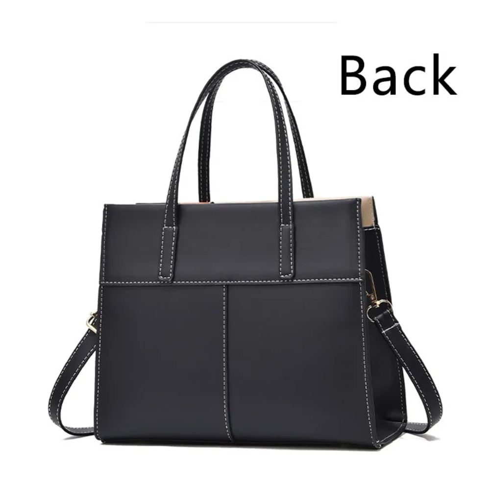 Chic Patchwork PU Leather Handbag – Versatile Style for Every Occasion - Univelve