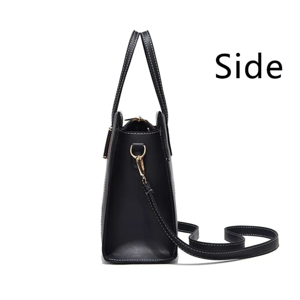 Chic Patchwork PU Leather Handbag – Versatile Style for Every Occasion - Univelve