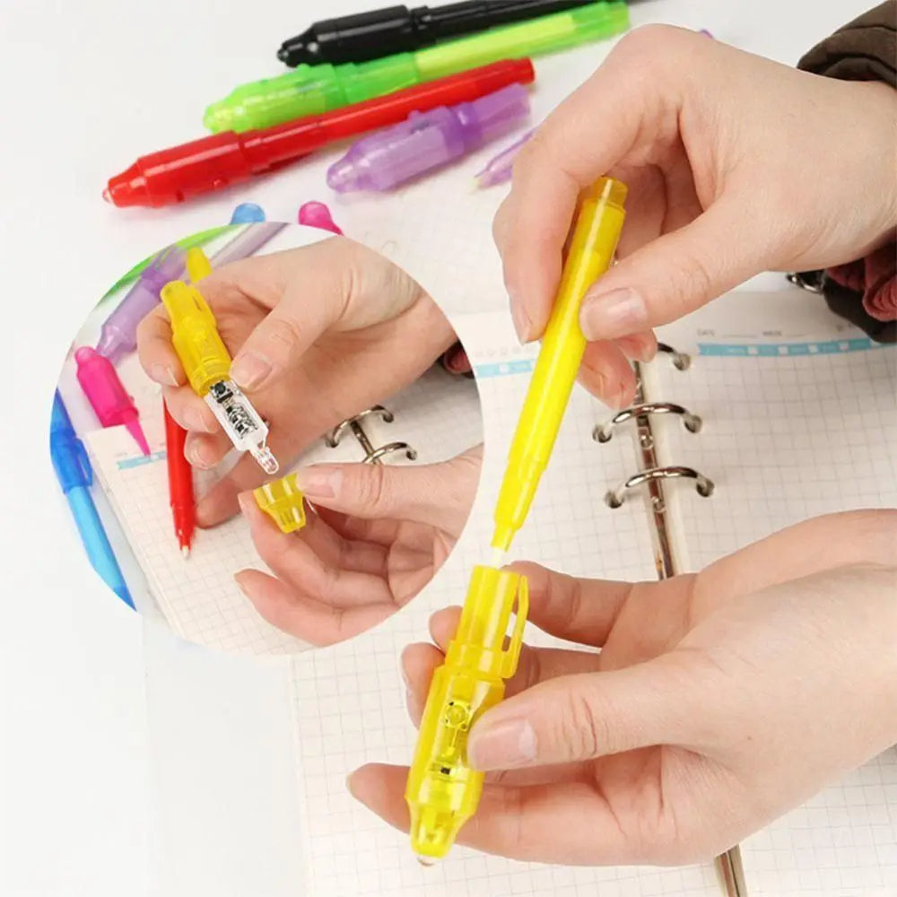Magic Luminous Light Pen – Invisible Ink Drawing Pen for Kids - Univelve