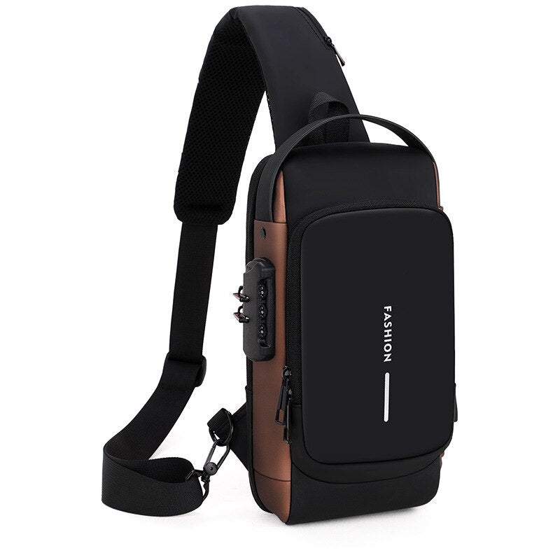 Men's Anti-Theft Sling Crossbody Bag – Secure and Stylish Travel Companion - Univelve