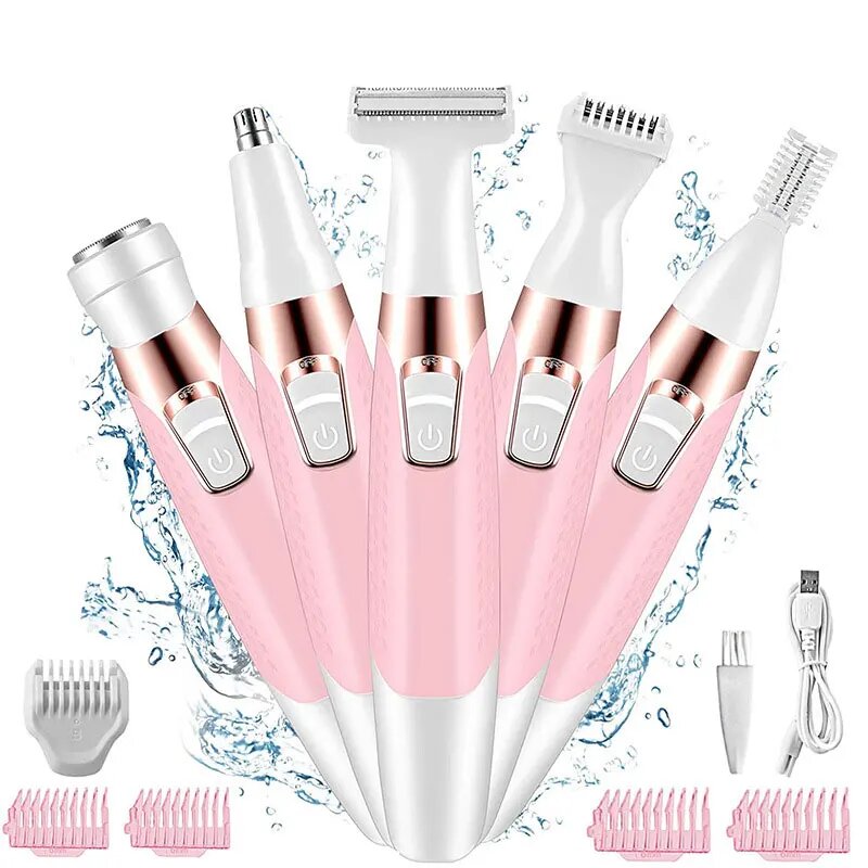 5-in-1 Women's Body Hair Remover – Smooth Skin, Head to Toe - Univelve