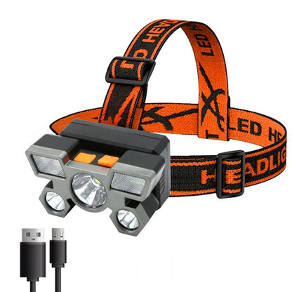 5-LED Rechargeable Headlamp – Illuminate Your Adventures