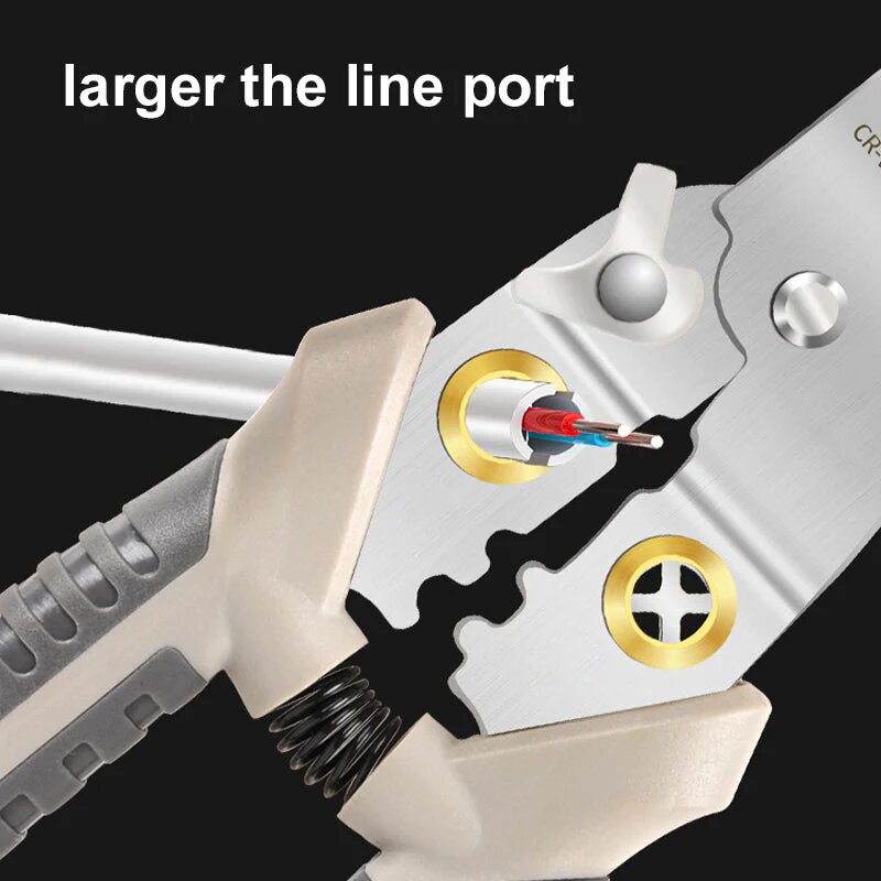 6-in-1 Multifunctional Wire Stripper and Crimping Pliers – Your Ultimate Electrical Tool - Univelve