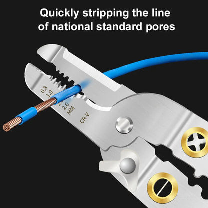 6-in-1 Multifunctional Wire Stripper and Crimping Pliers – Your Ultimate Electrical Tool - Univelve