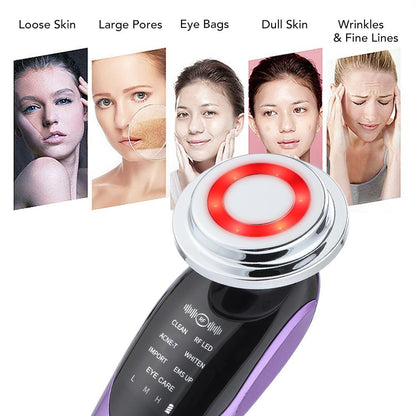 7-in-1 Face Lift Device – Rejuvenate Your Skin with Advanced Technology - Univelve