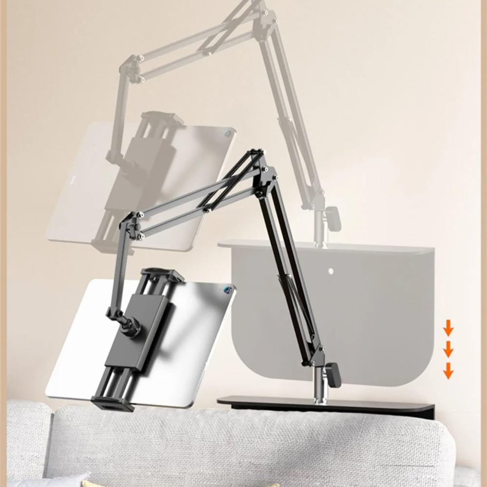 Adjustable Long Arm Metal Phone & Tablet Holder