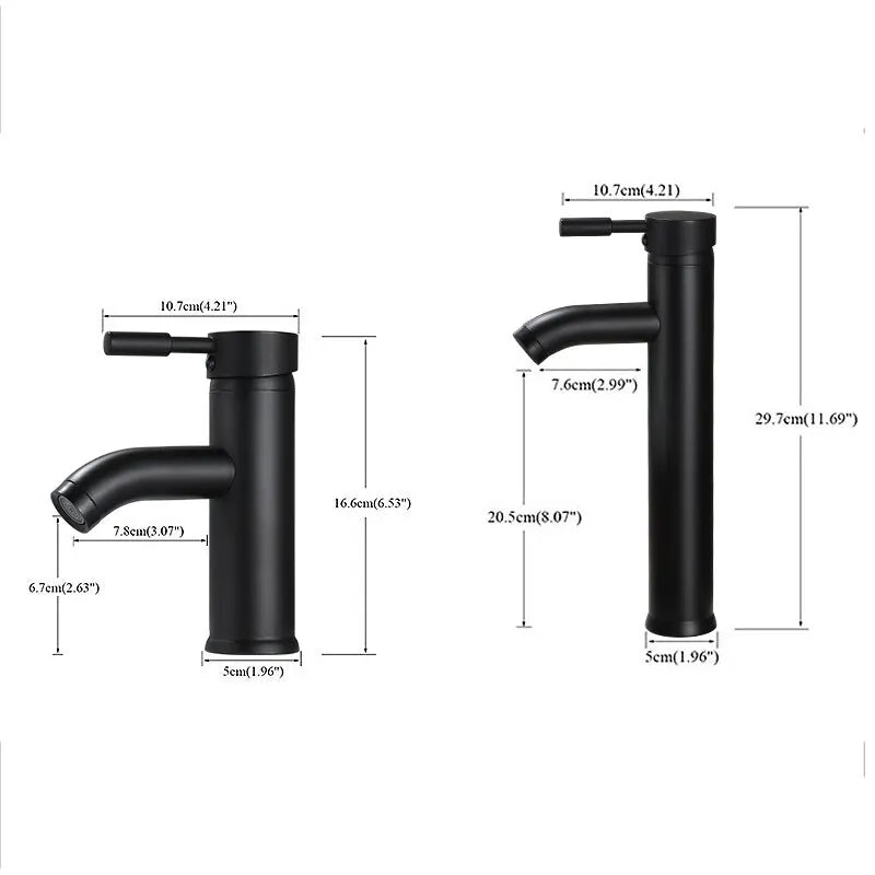 Elegant Matte Black Bathroom Mixer Tap – Modern Design for Contemporary Spaces - Univelve