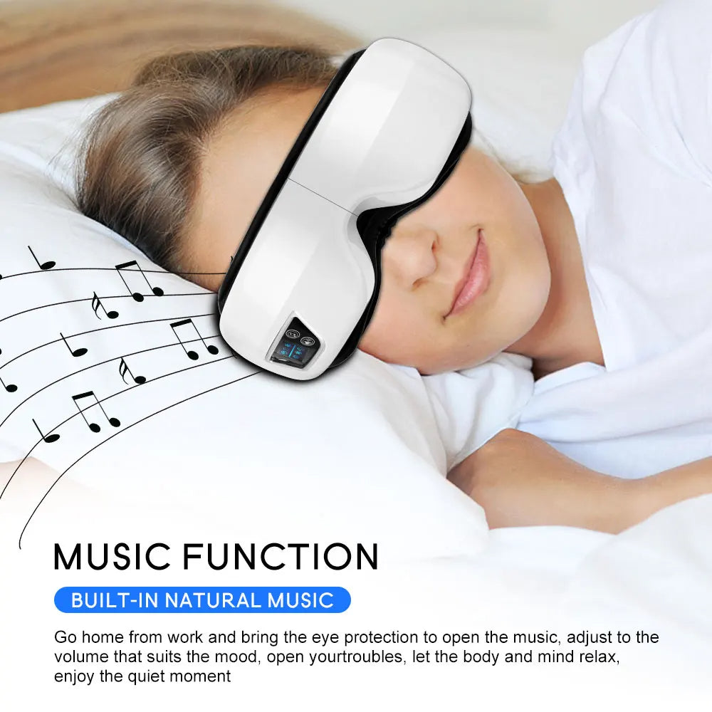 Bluetooth-Enabled Eye Massager – Vibration Therapy for Ultimate Relaxation - Univelve