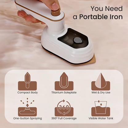 Handheld Portable Clothes Steamer – Fast, Easy Wrinkle Removal Anywhere - Univelve