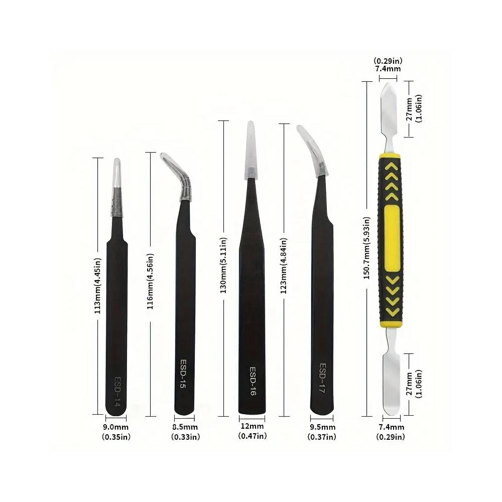 Precision Tweezers Set – Professional-Grade Tools for Flawless Grooming and Crafting! - Univelve