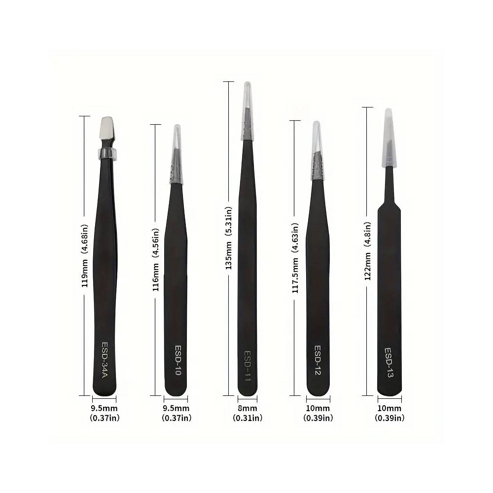 Precision Tweezers Set – Professional-Grade Tools for Flawless Grooming and Crafting! - Univelve