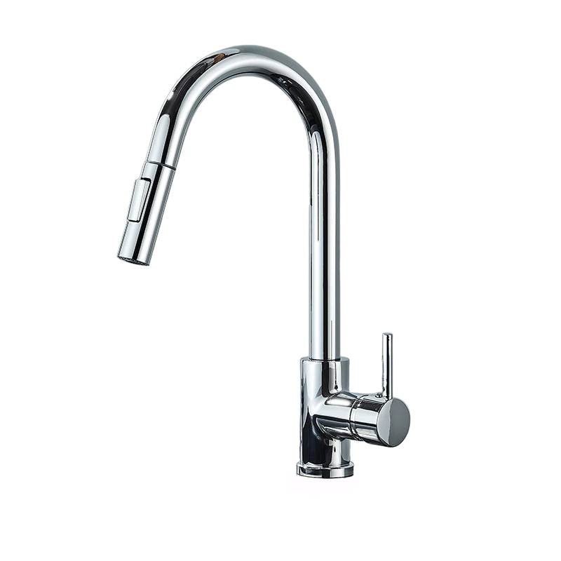 Pull Out Kitchen Faucet - Water Mixer Tap Single Handle - Univelve