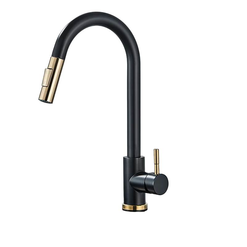 Pull Out Kitchen Faucet - Water Mixer Tap Single Handle - Univelve