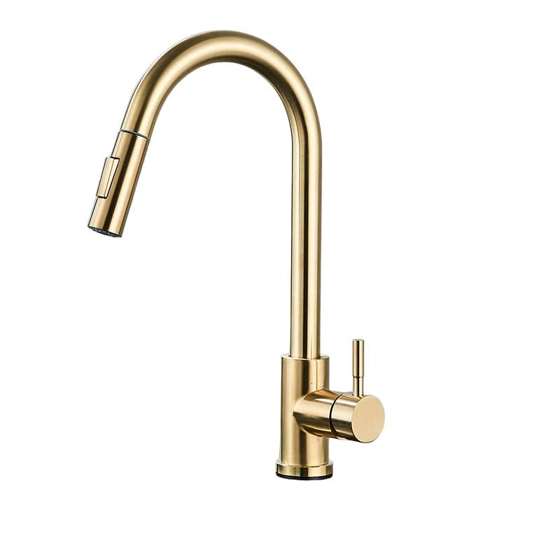 Pull Out Kitchen Faucet - Water Mixer Tap Single Handle - Univelve