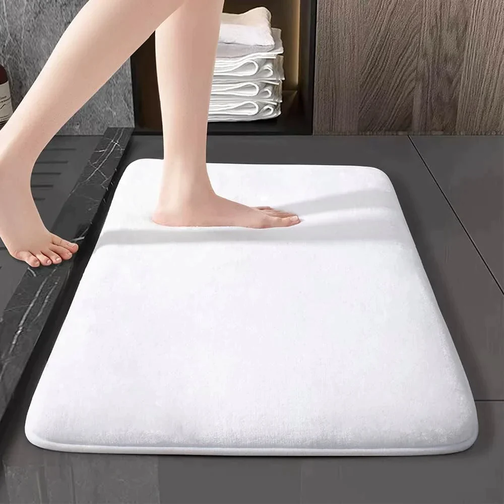 Ultra-Absorbent Memory Foam Bath Mat – Step into Comfort - Univelve